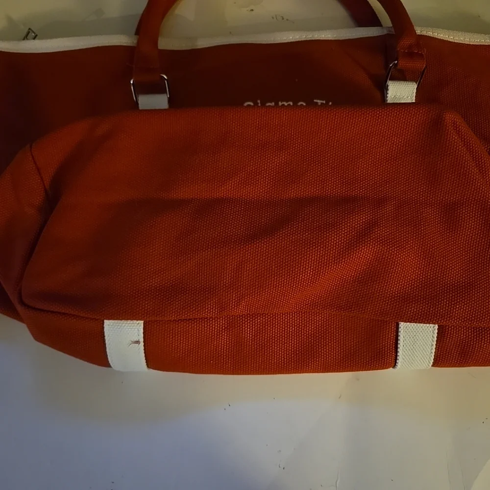 NWOT Delta Sigma Theta Sorority red & white tote Bag